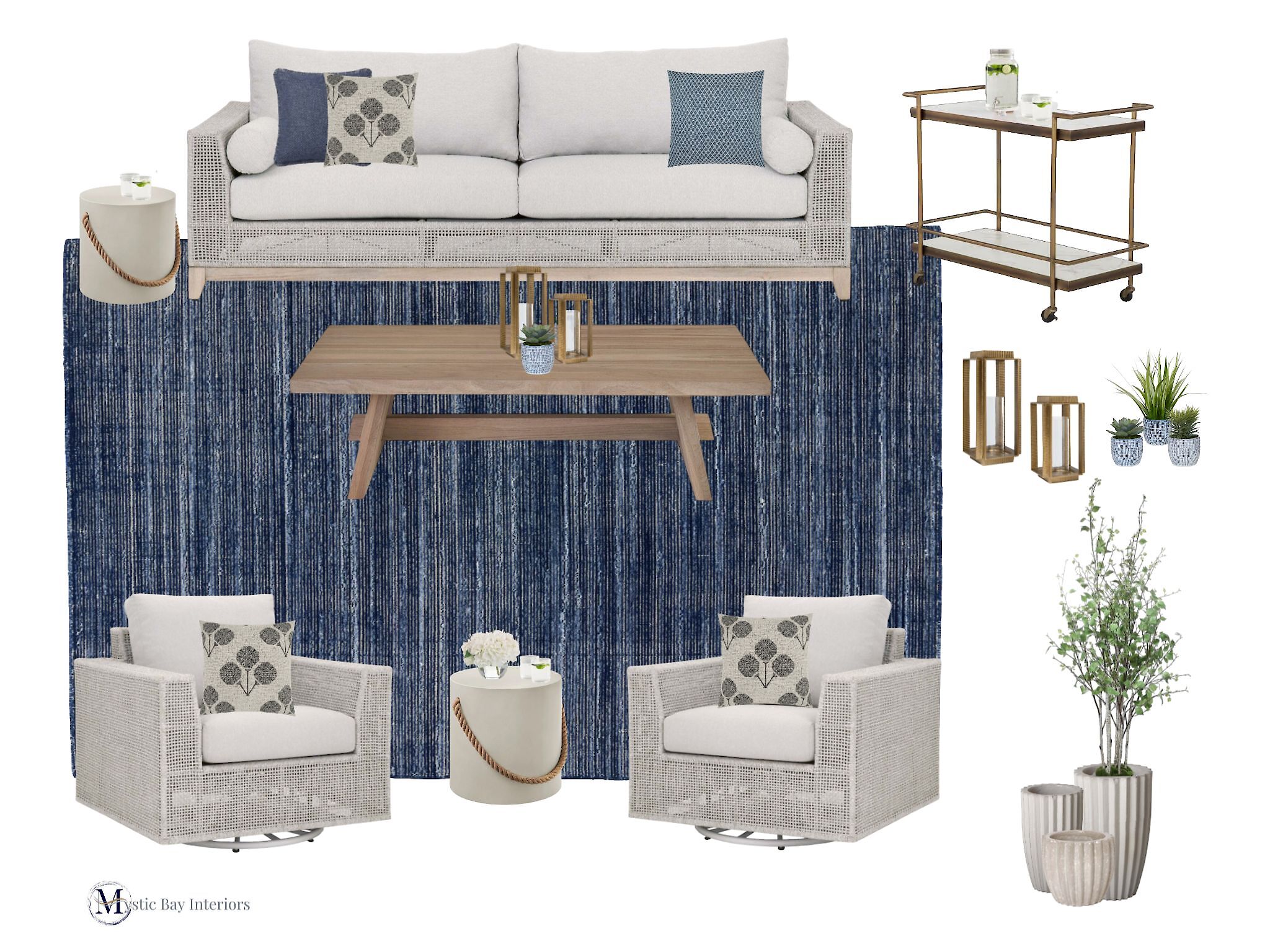 Complete Outdoor Coastal Set